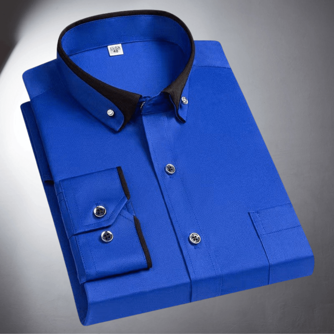 Chemise Classique à Manches Longues pour Hommes - Marie Montel