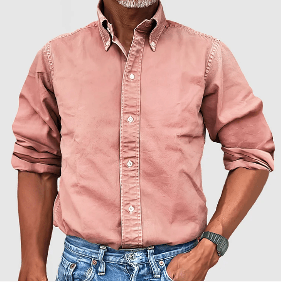 Chemise Classique à Manches Longues pour Hommes - Marie Montel