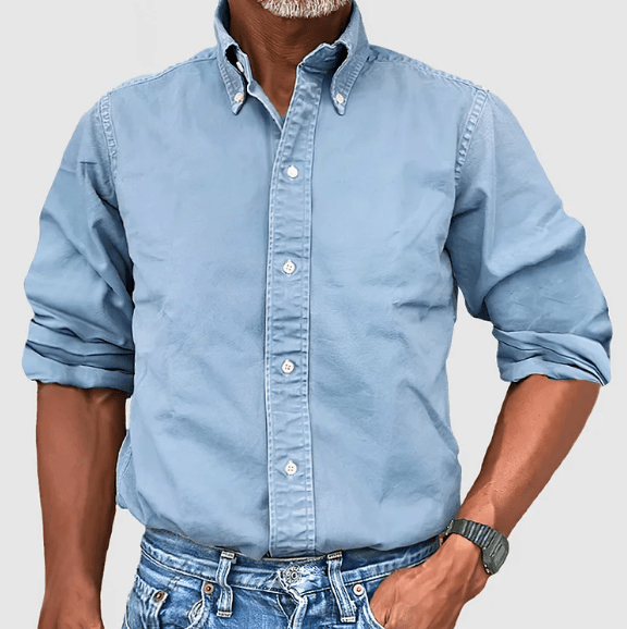 Chemise Classique à Manches Longues pour Hommes - Marie Montel