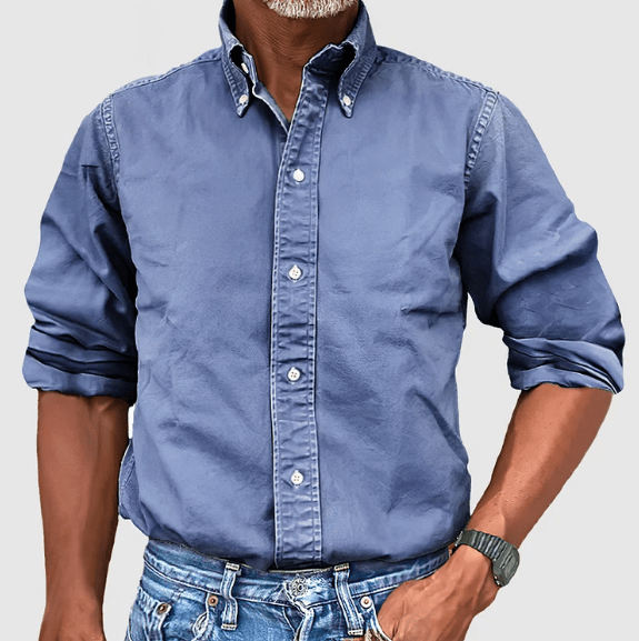 Chemise Classique à Manches Longues pour Hommes - Marie Montel