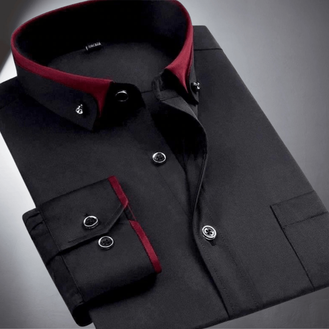 Chemise Classique à Manches Longues pour Hommes - Marie Montel