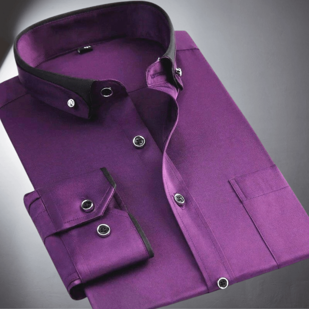Chemise Classique à Manches Longues pour Hommes - Marie Montel