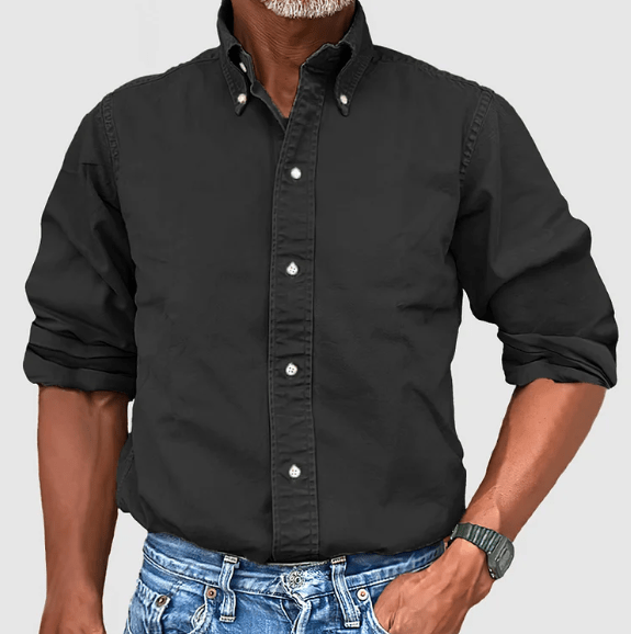 Chemise Classique à Manches Longues pour Hommes - Marie Montel