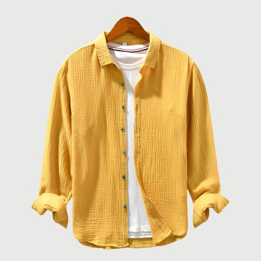 Chemise Confortable en Coton pour Hommes - Marie Montel