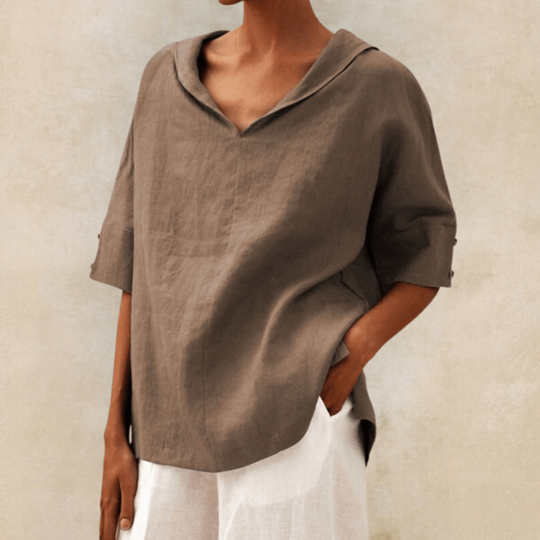 Chemise Décontractée à Coupe Lâche pour Femmes - Marie Montel