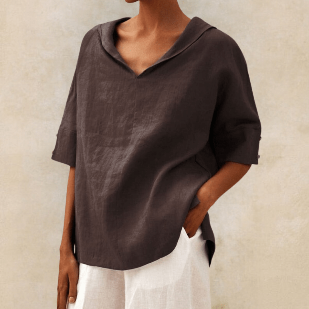 Chemise Décontractée à Coupe Lâche pour Femmes - Marie Montel