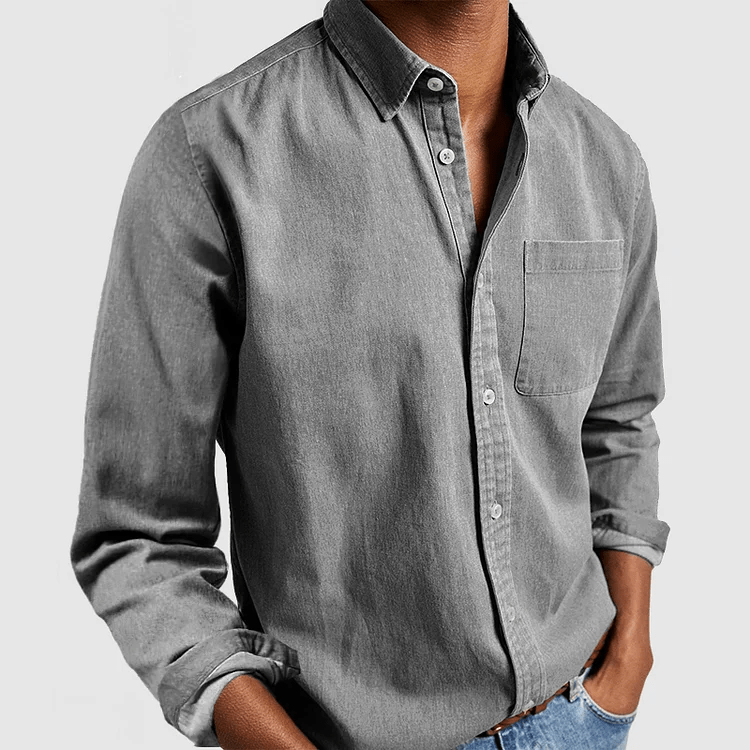 Chemise Décontractée à Manches Longues pour Hommes - Marie Montel
