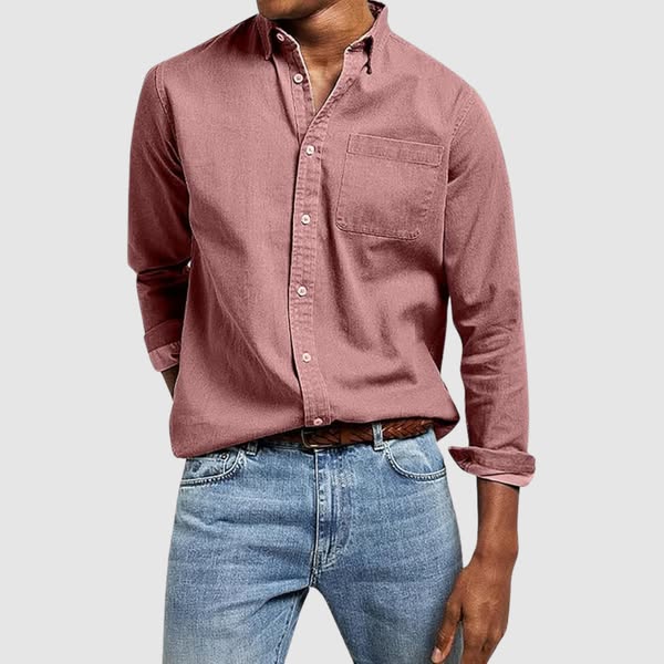 Chemise Décontractée à Manches Longues pour Hommes - Marie Montel