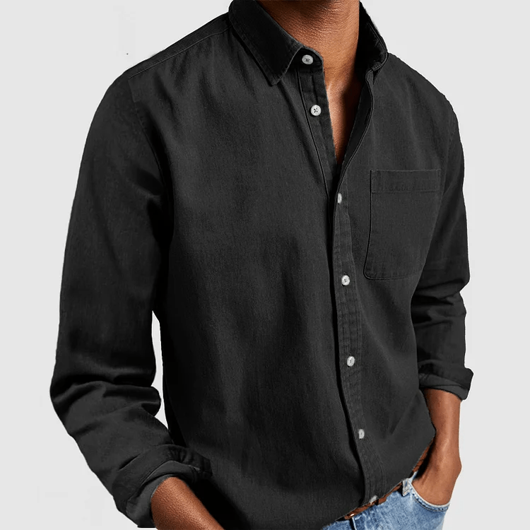 Chemise Décontractée à Manches Longues pour Hommes - Marie Montel