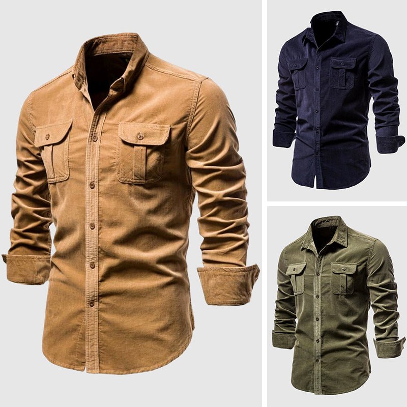 Chemise Décontractée à Manches Longues pour Hommes - Marie Montel