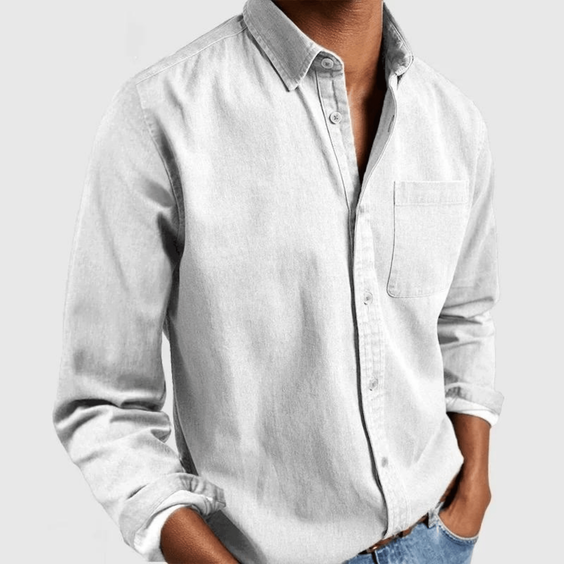 Chemise Décontractée à Manches Longues pour Hommes - Marie Montel