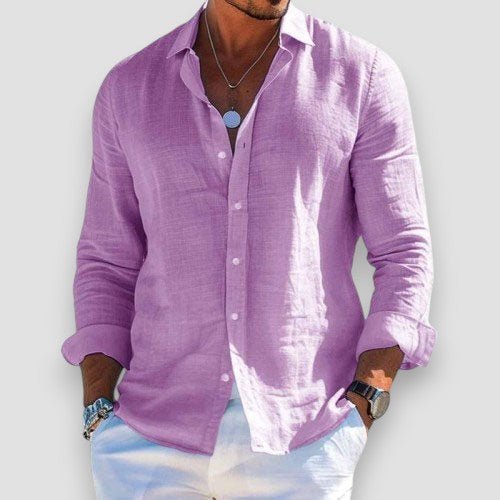 Chemise élégante à manches courtes pour Hommes - Marie Montel