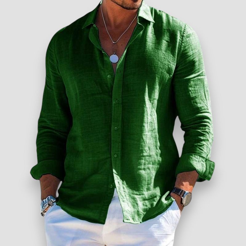 Chemise élégante à manches courtes pour Hommes - Marie Montel