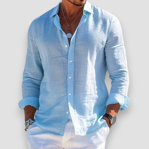Chemise élégante à manches courtes pour Hommes - Marie Montel