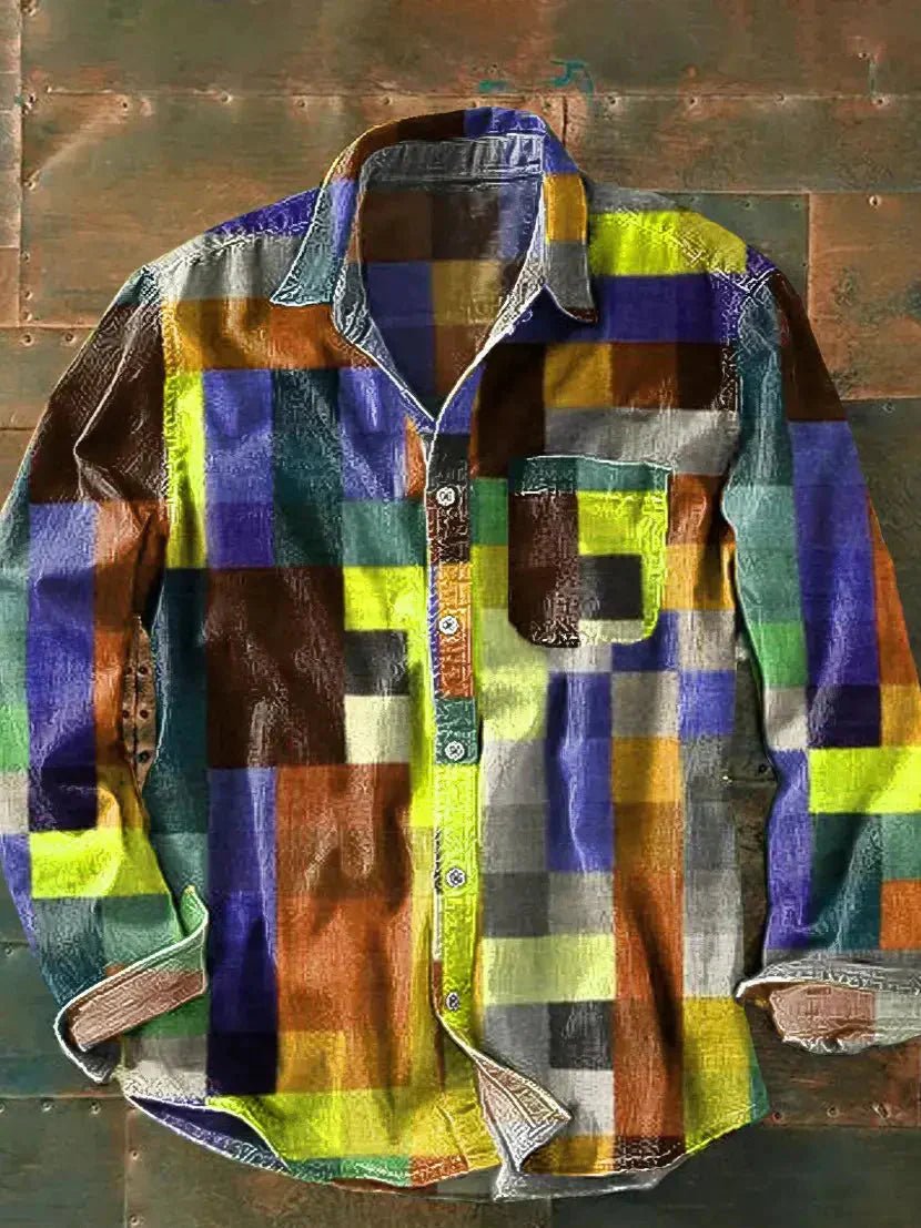 Chemise Élégante avec Poche Pratique pour Hommes - Marie Montel