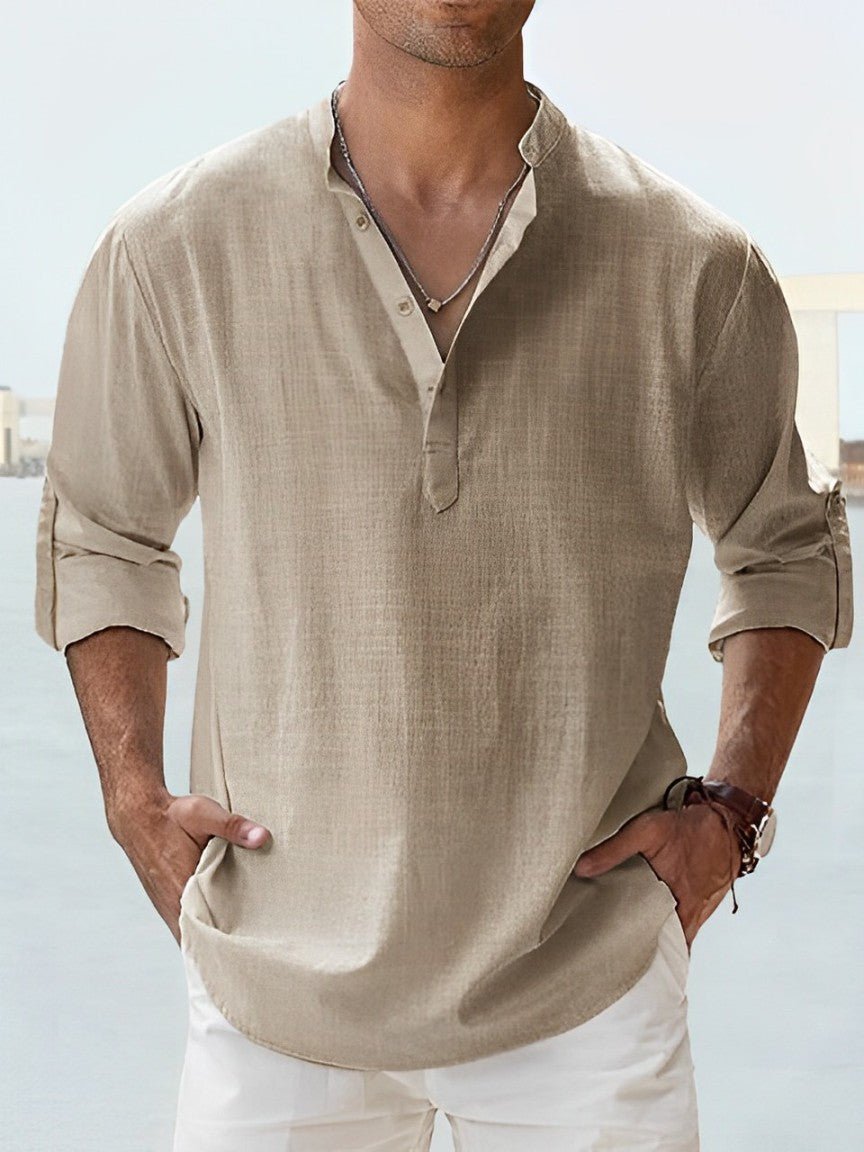 Chemise Élégante en Lin pour Hommes - Marie Montel