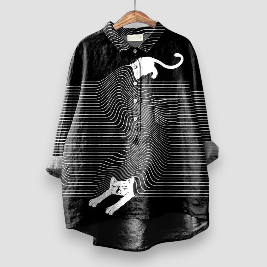 Chemise Imprimée Chic pour Femmes - Marie Montel