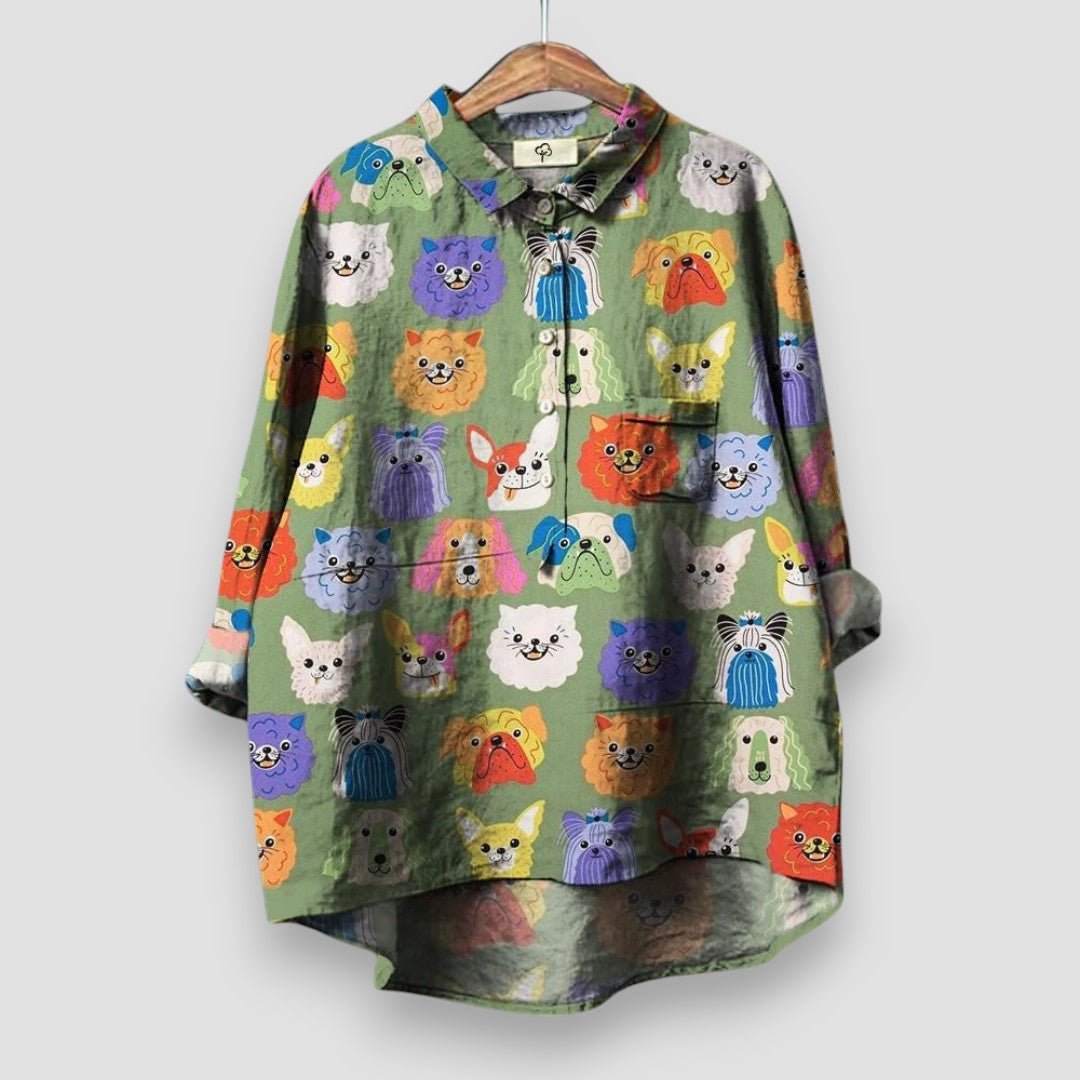 Chemise Imprimée Chic pour Femmes - Marie Montel