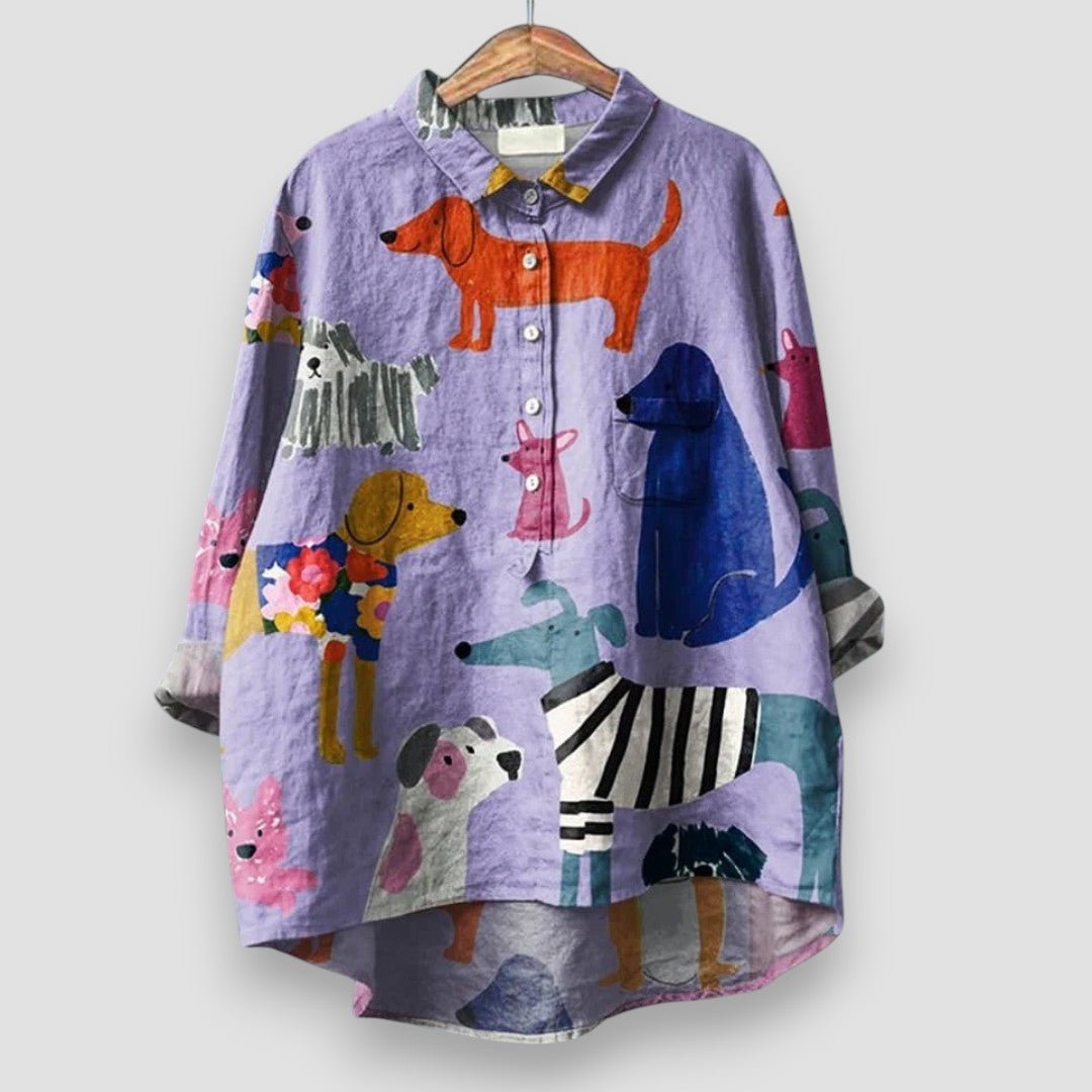 Chemise Imprimée Chic pour Femmes - Marie Montel
