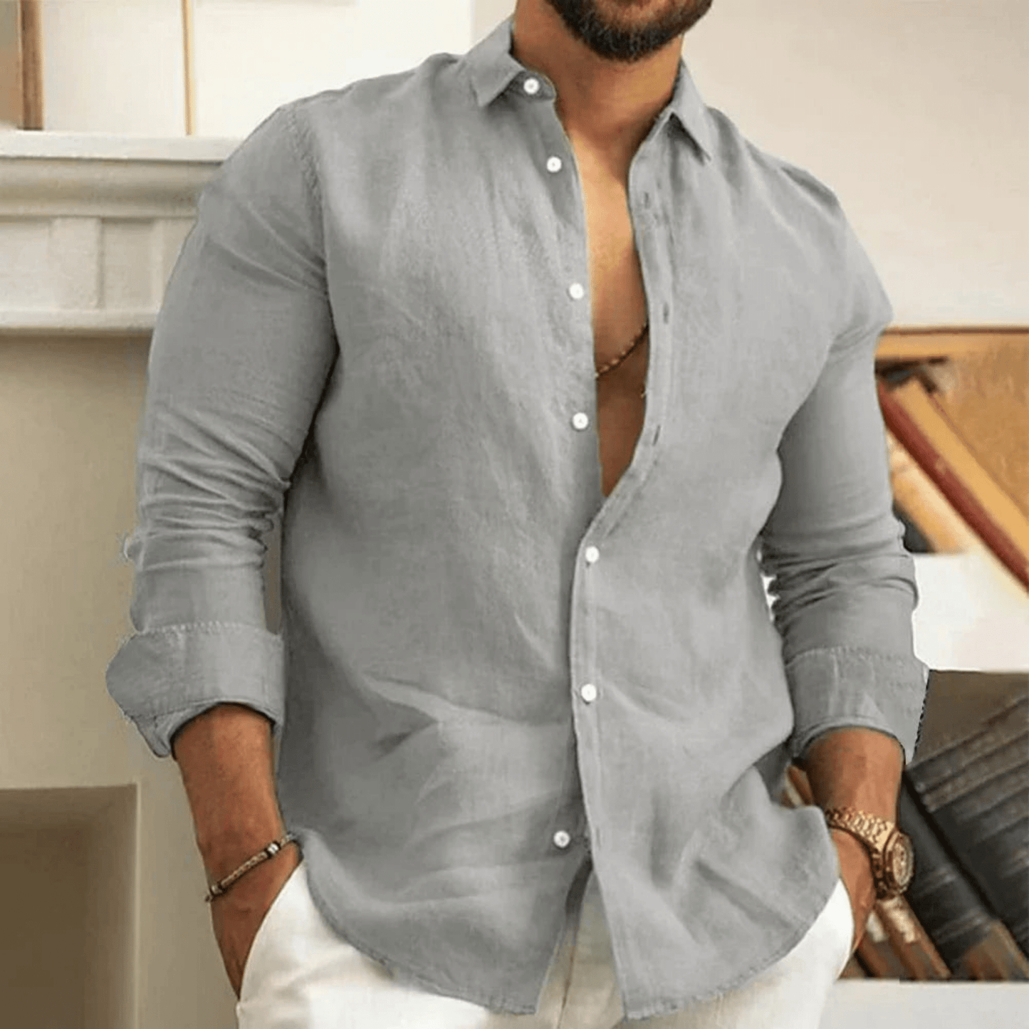 Chemise Léger et Polyvalente pour Hommes - Marie Montel