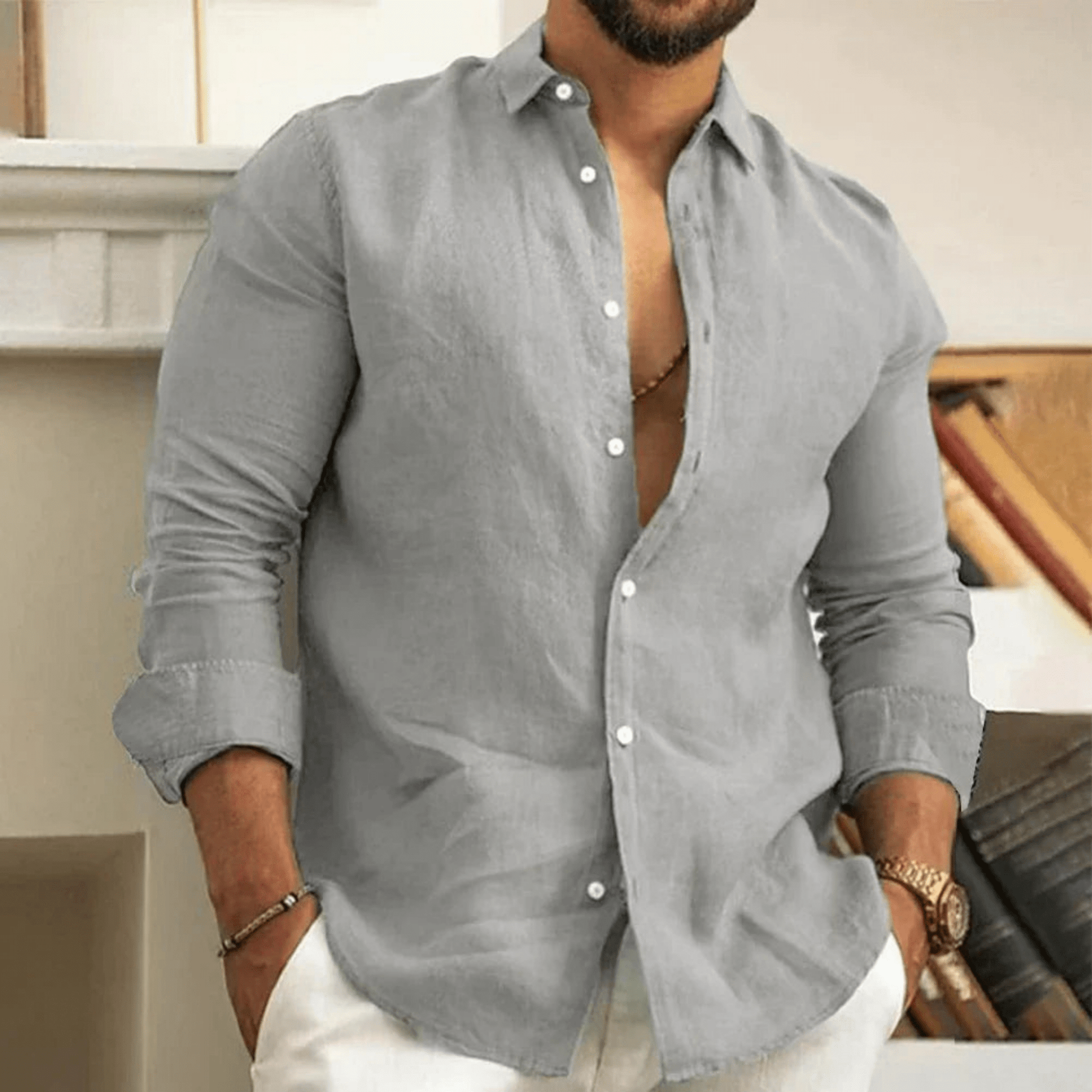 Chemise Léger et Polyvalente pour Hommes - Marie Montel