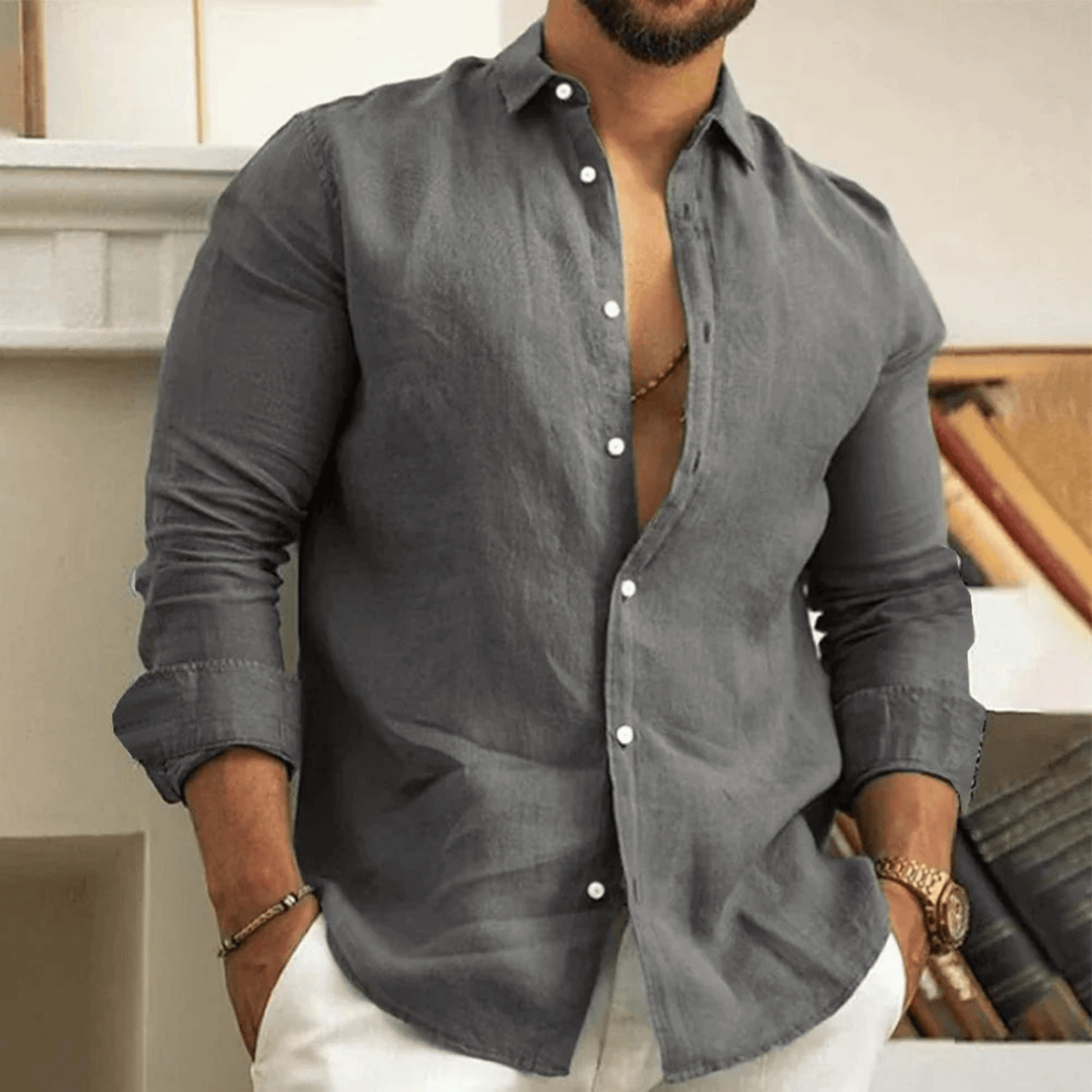 Chemise Léger et Polyvalente pour Hommes - Marie Montel