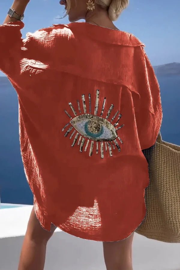 Chemise Longue Streetwear à Manches Longues pour Femmes - Marie Montel