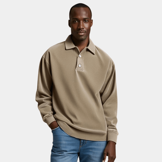 Chemise Vintage à Manches Longues pour Hommes - Marie Montel