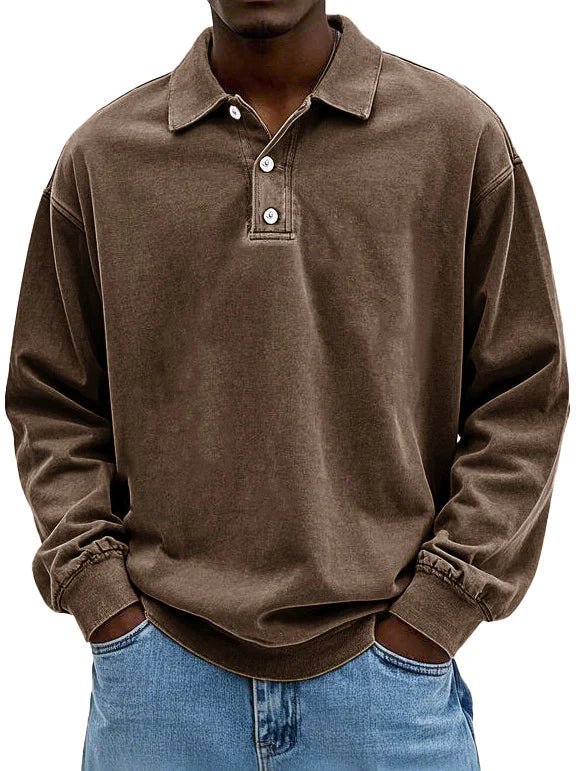 Chemise Vintage à Manches Longues pour Hommes - Marie Montel