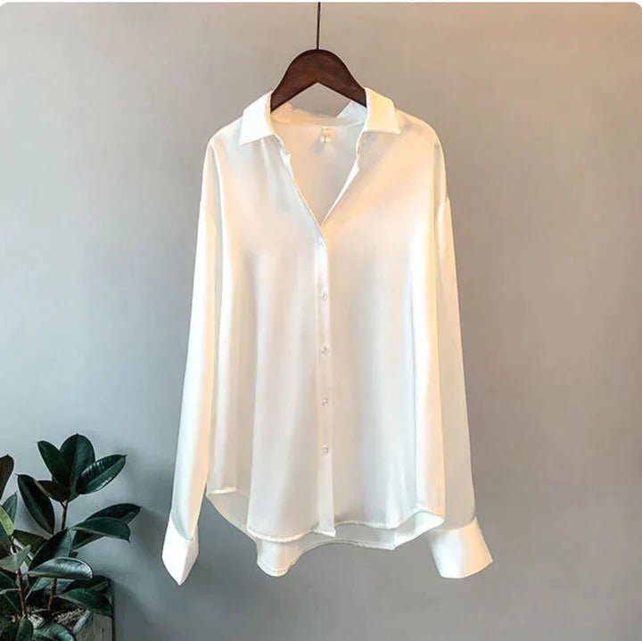 Chemisier Chic en Satin pour Femmes - Marie Montel