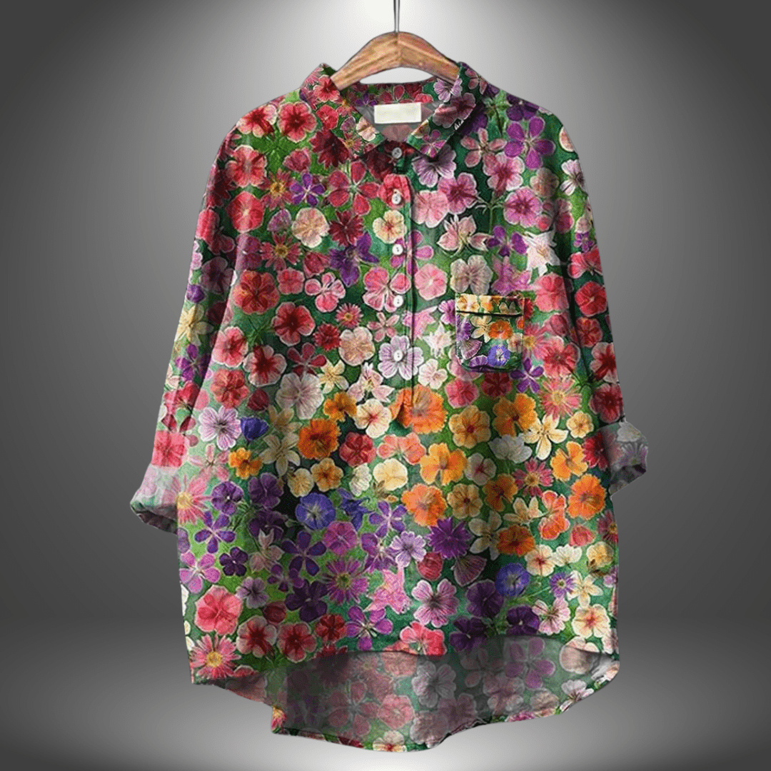 Chemisier Floral Élégant pour Femmes - Marie Montel