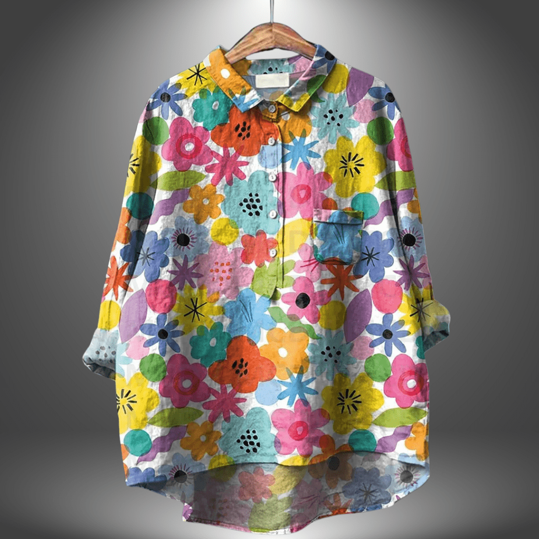 Chemisier Floral Élégant pour Femmes - Marie Montel