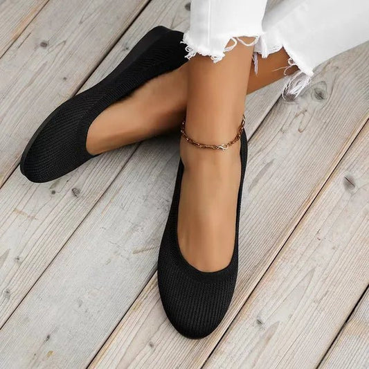 Chic Ballerines en Tricot pour Femmes - Marie Montel