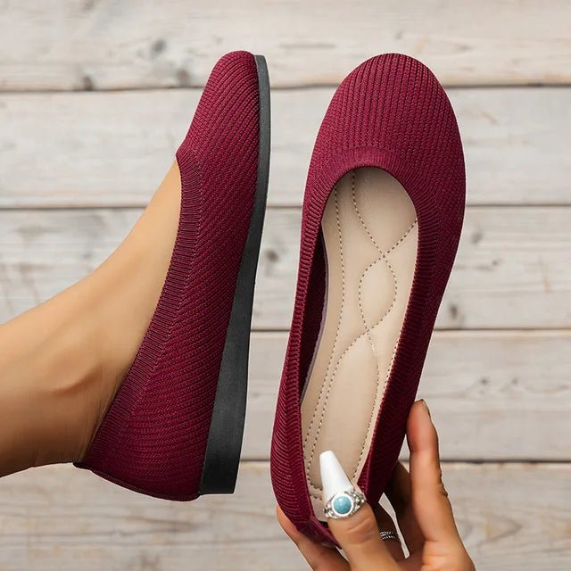 Chic Ballerines en Tricot pour Femmes - Marie Montel