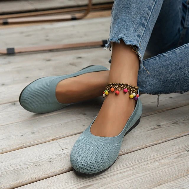 Chic Ballerines en Tricot pour Femmes - Marie Montel