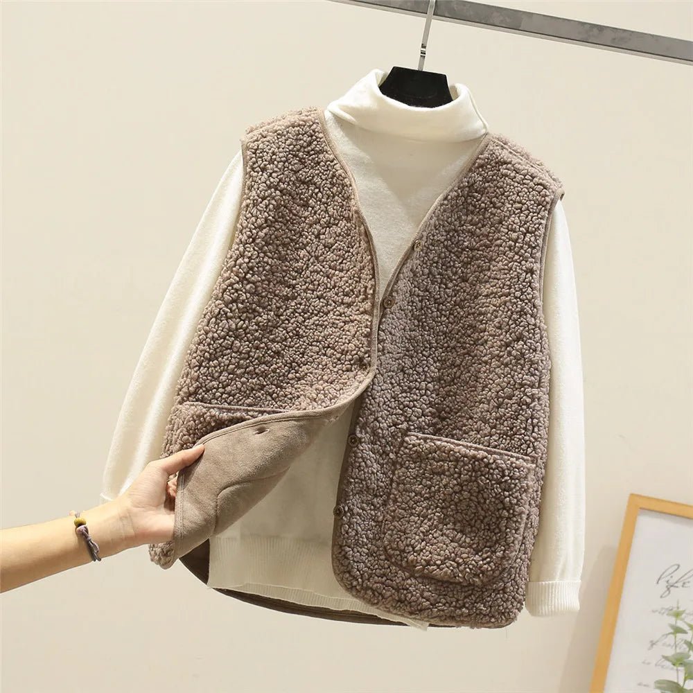 Chic Cardigan en Mouton Pour Femmes - Marie Montel