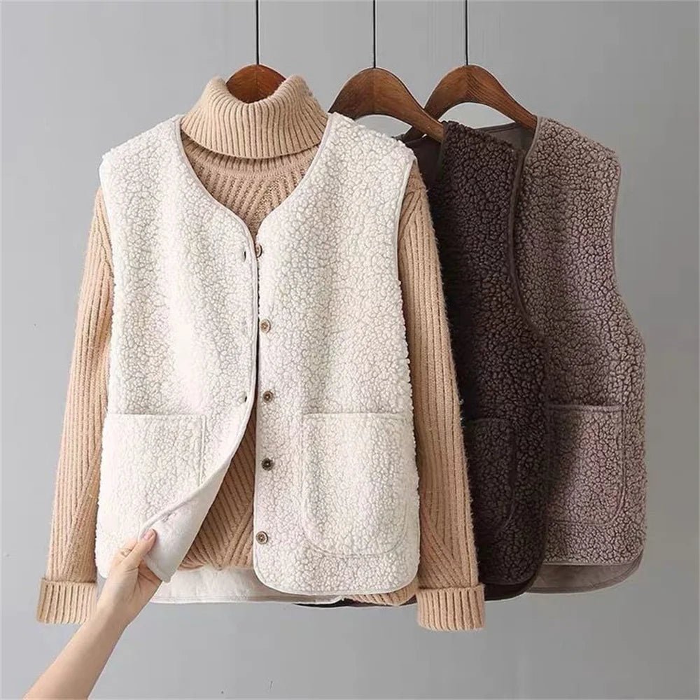 Chic Cardigan en Mouton Pour Femmes - Marie Montel