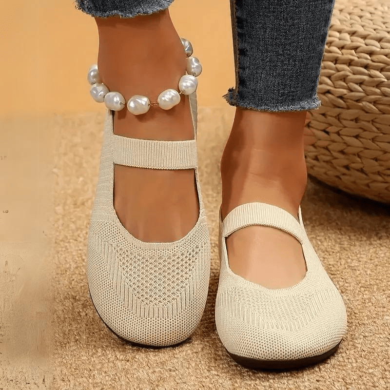 Chic Chaussures Slip - On en Maille pour Femmes - Marie Montel