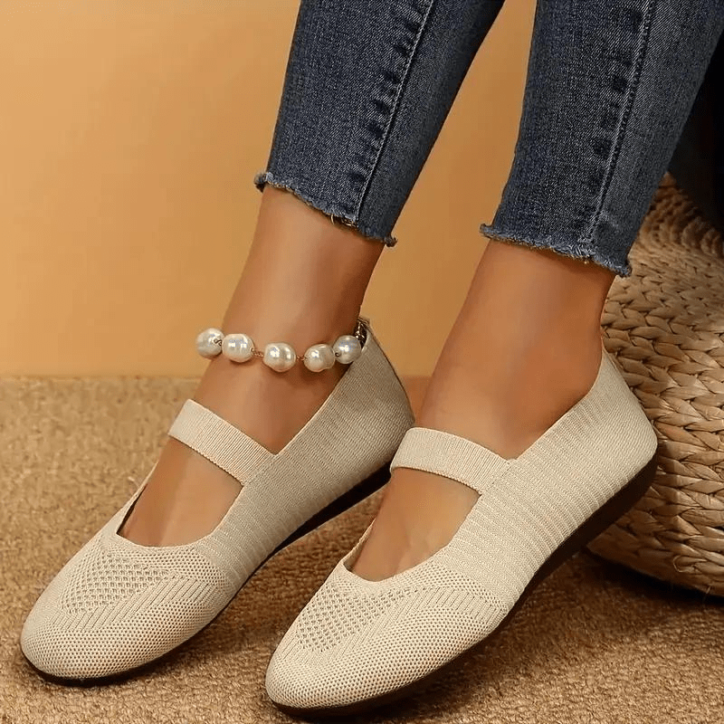 Chic Chaussures Slip - On en Maille pour Femmes - Marie Montel