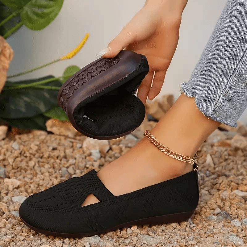 Chic Chaussures Slip - On en Maille pour Femmes - Marie Montel