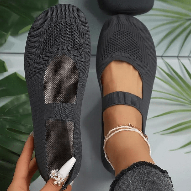 Chic Chaussures Slip - On en Maille pour Femmes - Marie Montel