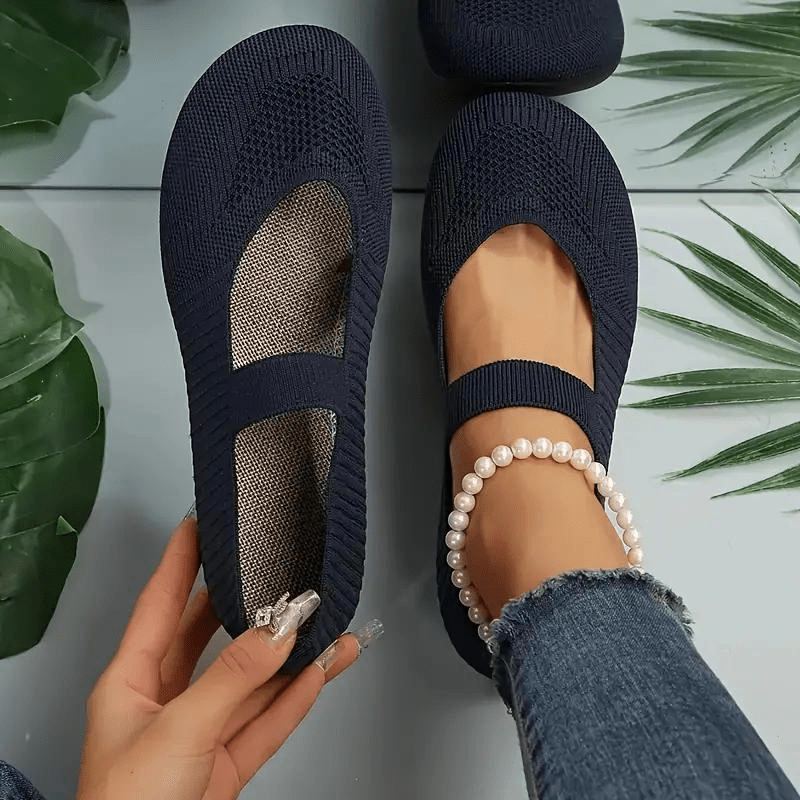 Chic Chaussures Slip - On en Maille pour Femmes - Marie Montel