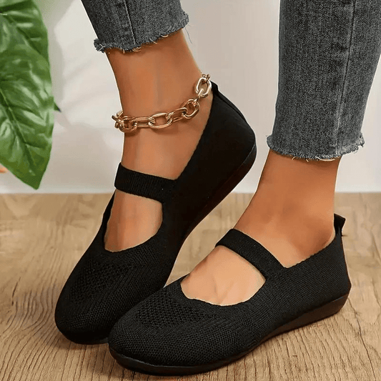 Chic Chaussures Slip - On en Maille pour Femmes - Marie Montel
