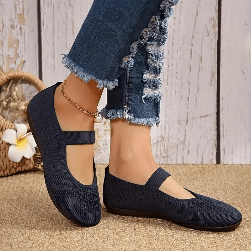 Chic Chaussures Slip - On en Maille pour Femmes - Marie Montel