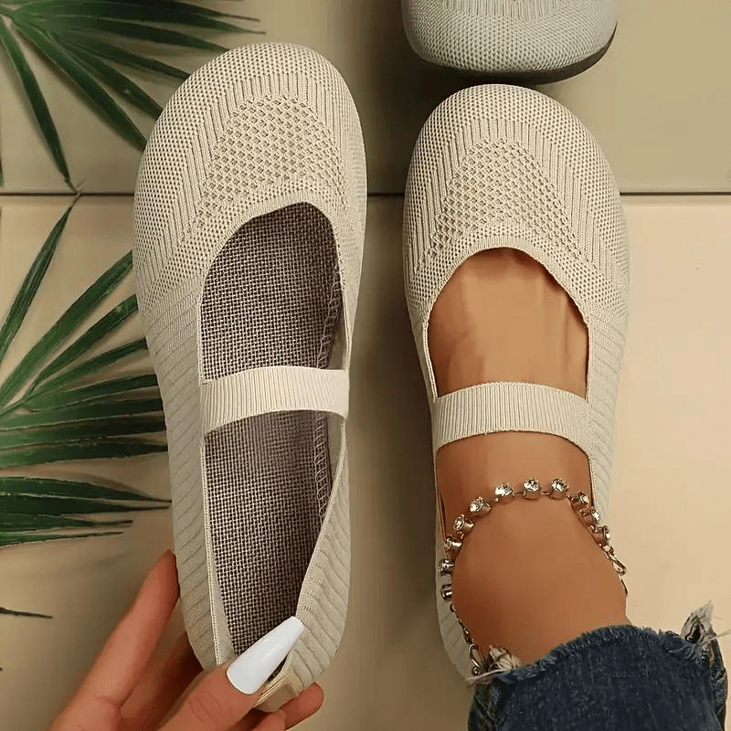 Chic Chaussures Slip - On en Maille pour Femmes - Marie Montel