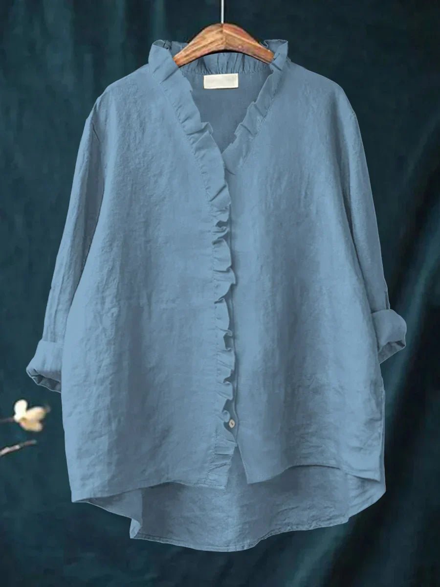 Chic Chemise à Volants pour Femmes - Marie Montel