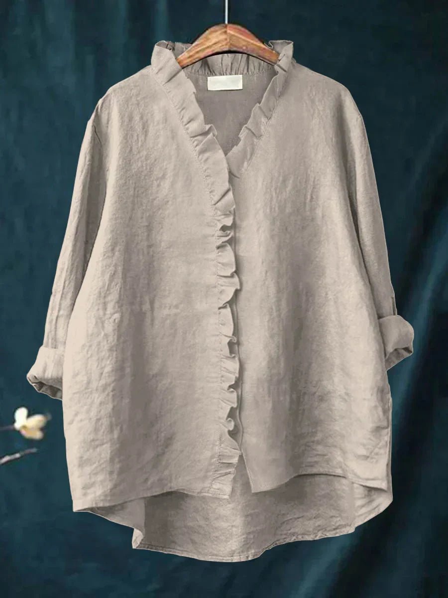 Chic Chemise à Volants pour Femmes - Marie Montel