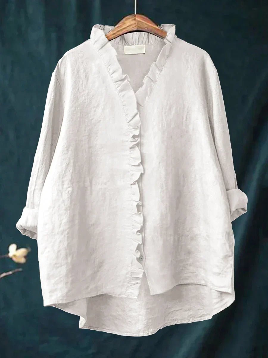 Chic Chemise à Volants pour Femmes - Marie Montel