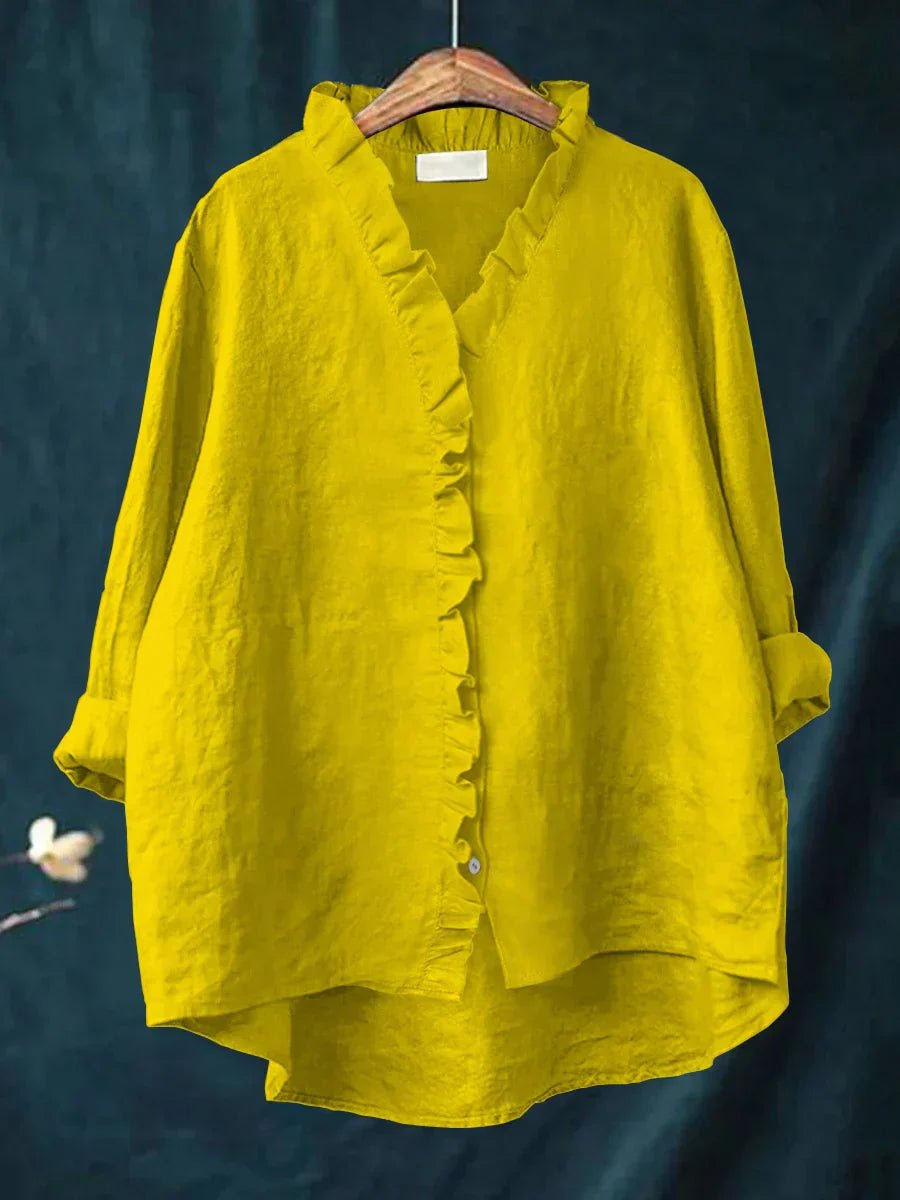 Chic Chemise à Volants pour Femmes - Marie Montel