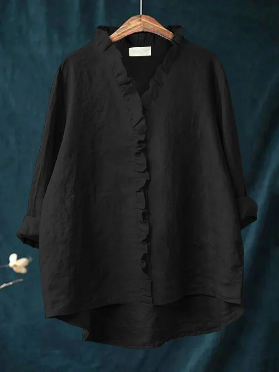 Chic Chemise à Volants pour Femmes - Marie Montel